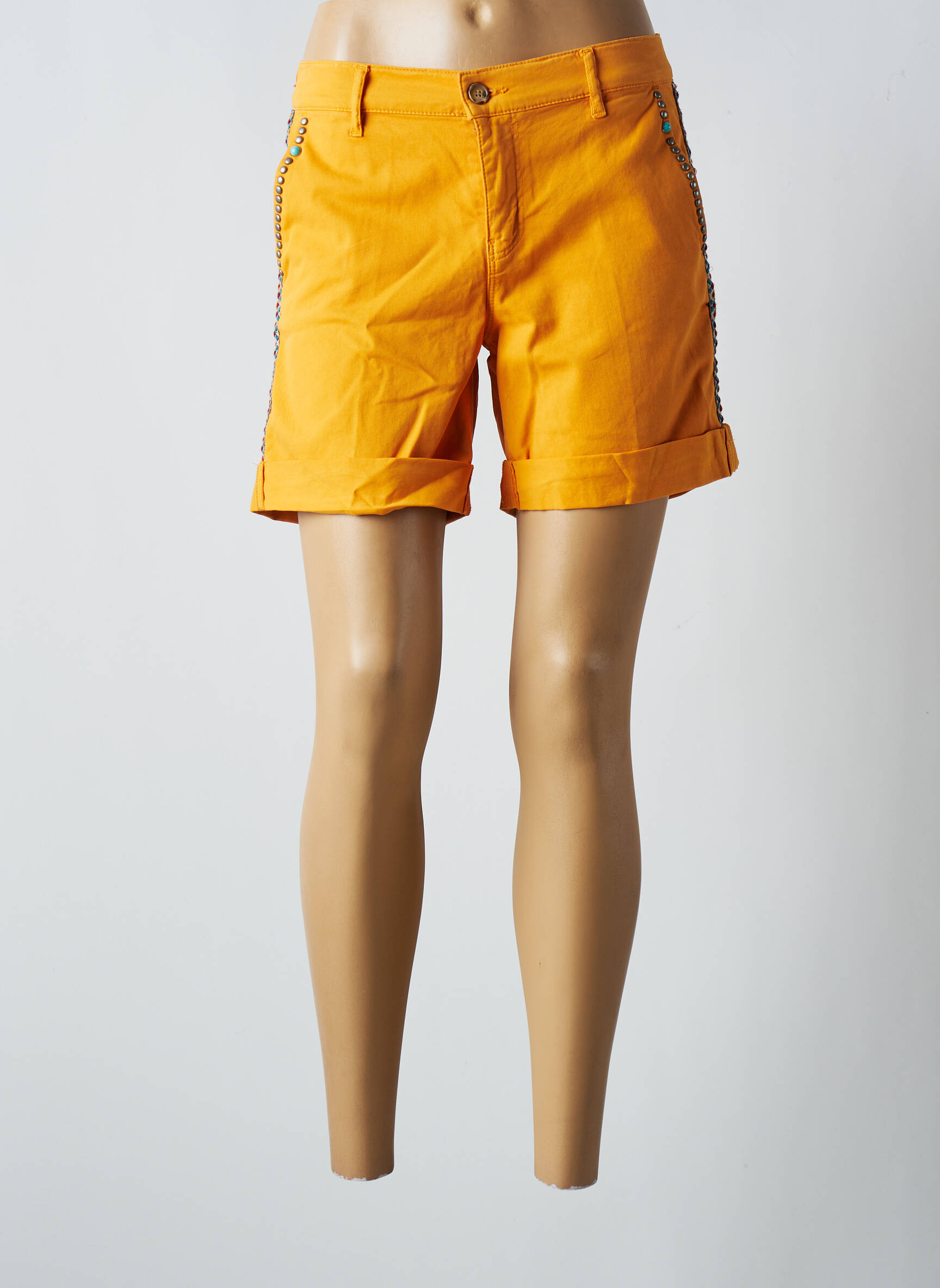 Happy Shorts 1 Femme couleur jaune