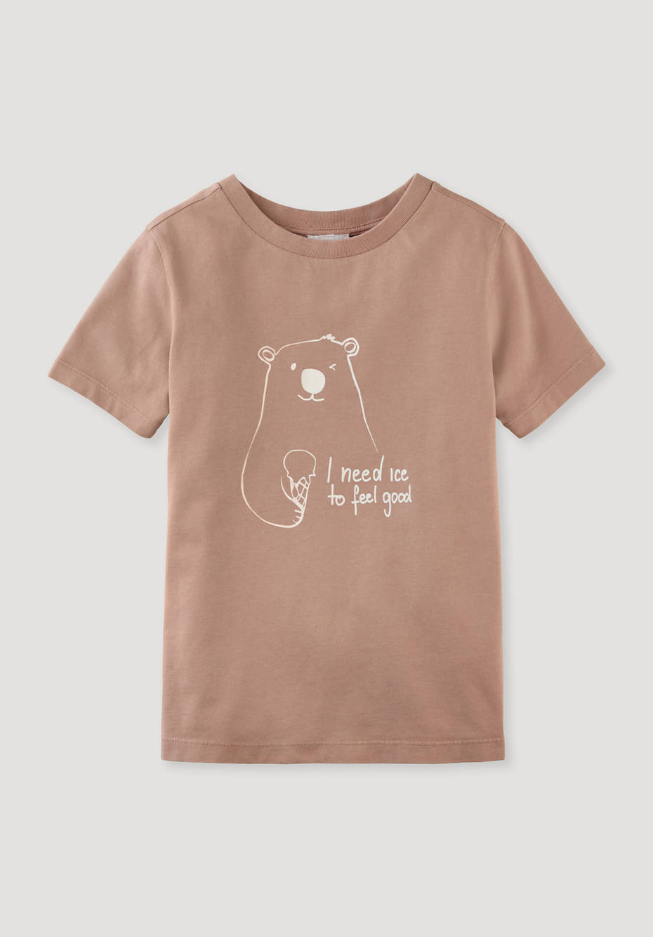Print-Shirt aus reiner Bio-Baumwolle