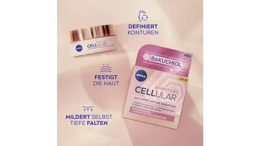NIVEA Cellular Expert Lift Multi-Effekt Anti-Age Tagespflege LSF 30 50 ml