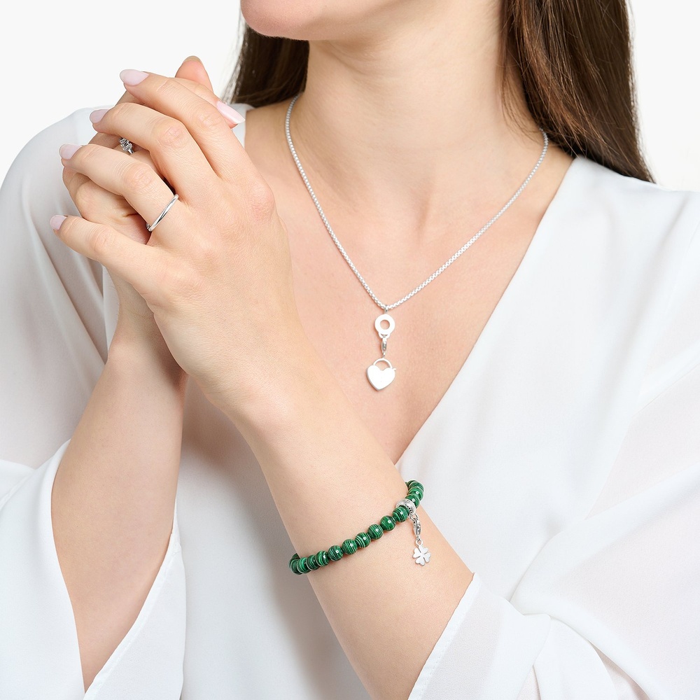 Thomas Sabo Bracelet 925 Argent vert Bracelet