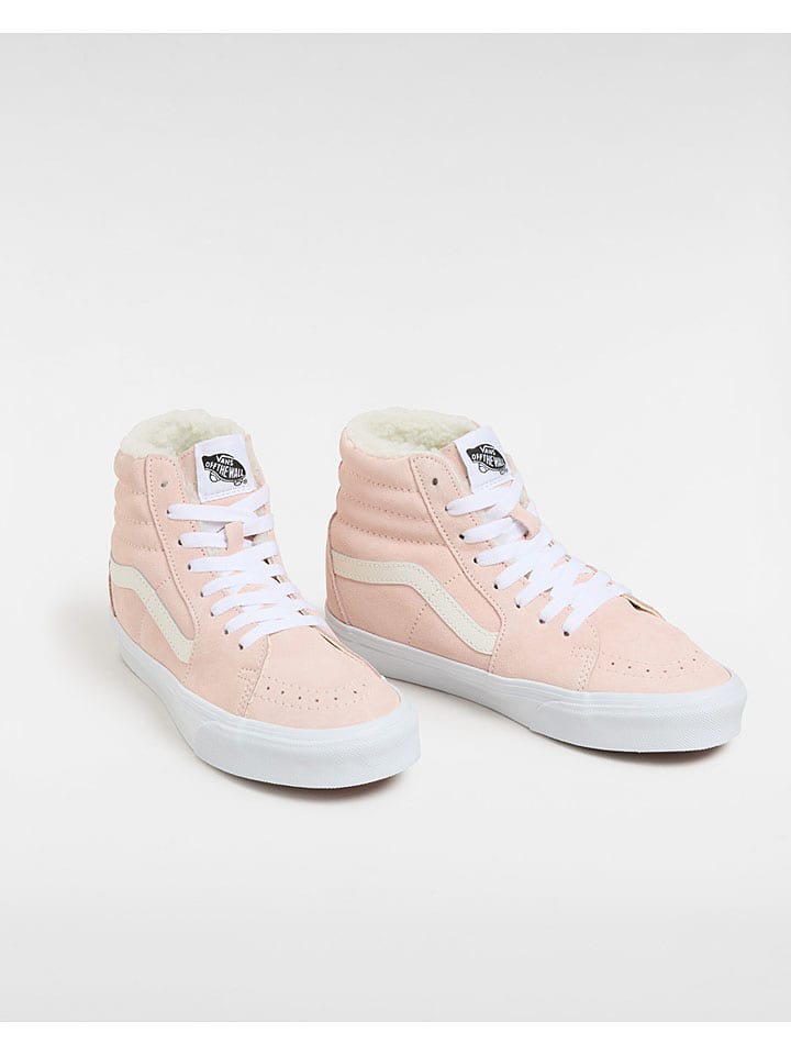 Vans Leder-Sneakers in Rosa günstig kaufen