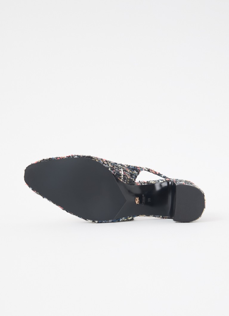 Sandały Dune London Choices z efektem tweedu i paskiem typu slingback