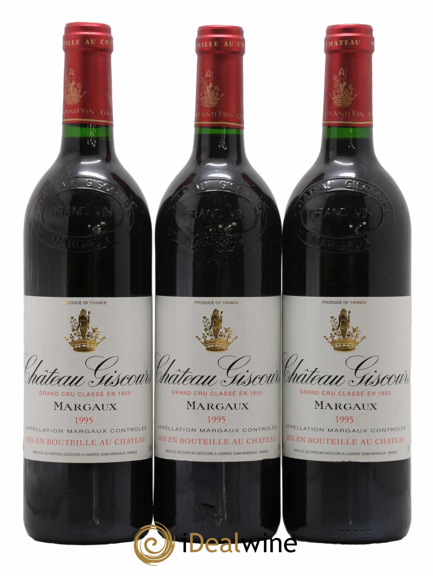 Château Giscours 3ème Grand Cru Classé  1995 - Lot de 12 Bouteilles