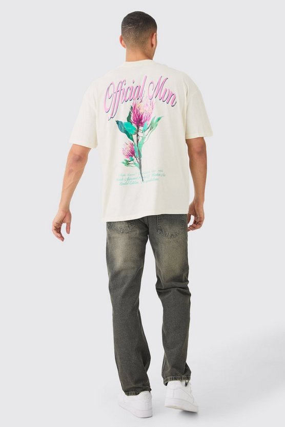Florales Oversize Official Man T-Shirt