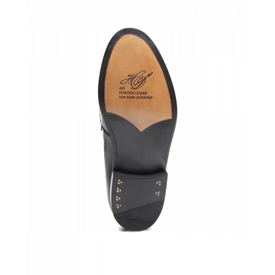 Heinrich Dinkelacker - Loafer JANOSH K PLAIN AC Antikcalf - schwarz