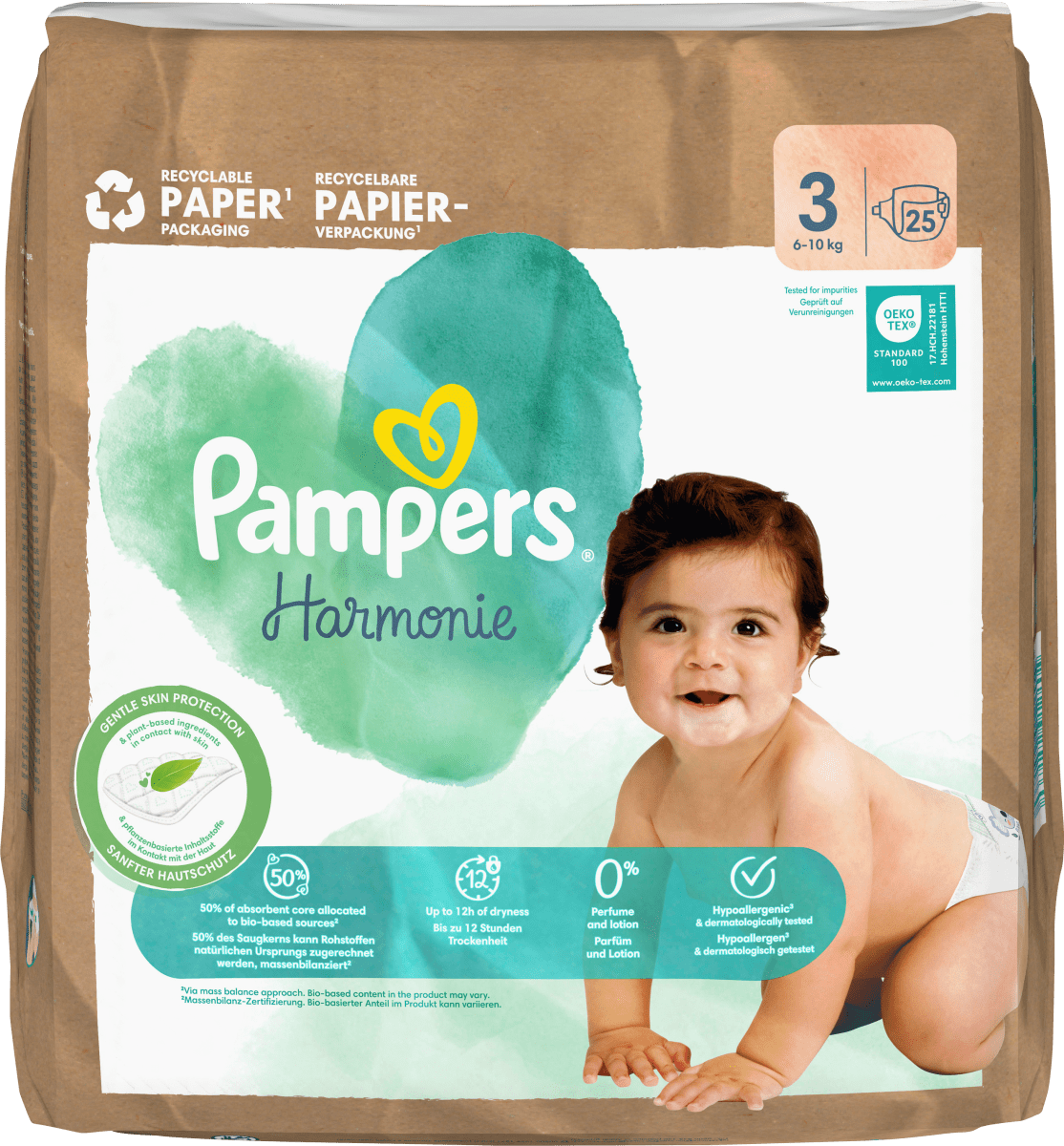 Windeln Harmonie Gr.3 Midi (6-10 kg), 25 St