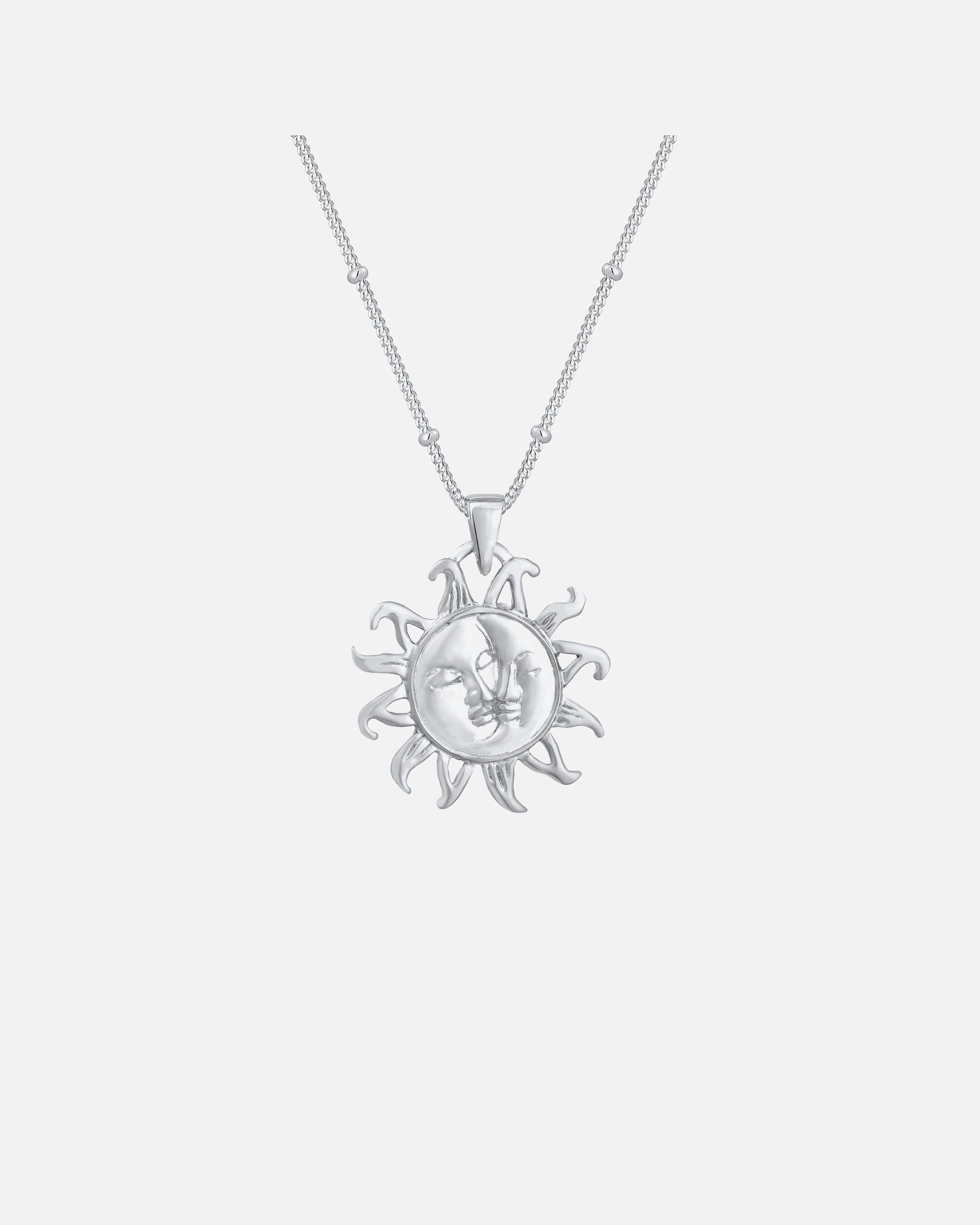Elli női vintage stílusú nap medál 925 sterling ezüstből, aranyozott
