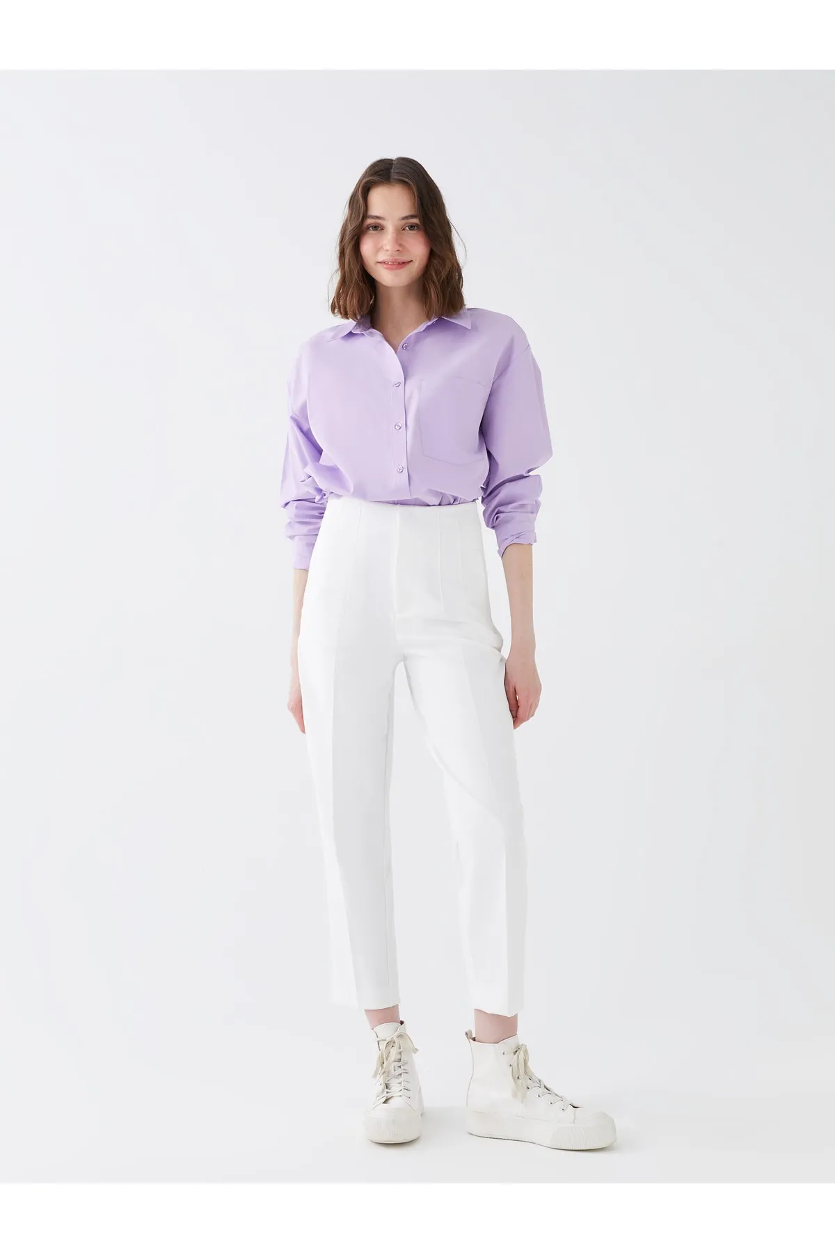 LC Waikiki  Gerade geschnittene Karottenhose für Damen
