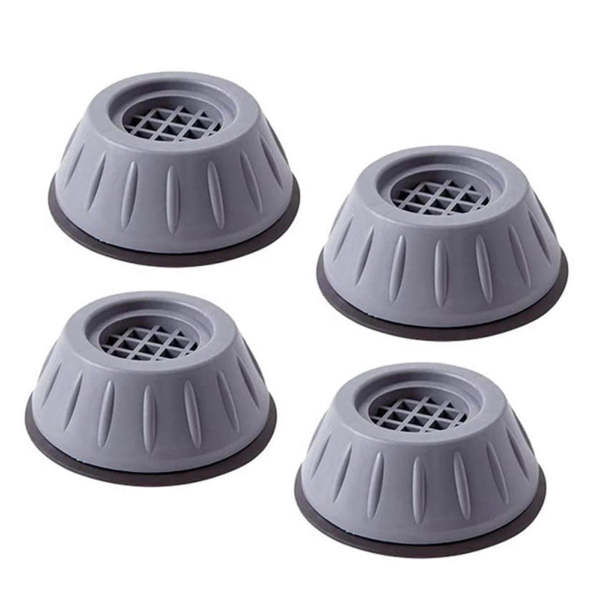 ZmdecQna Waschmaschinenuntergestell Waschmaschine Füße 4 Stück Universal Anti Vibration Anti Rutsch Gummi, Zubehör für Waschmaschine, Geschirrspüler, Nachttisch, Rutschfeste Erhöhung und Stoßdämpfung