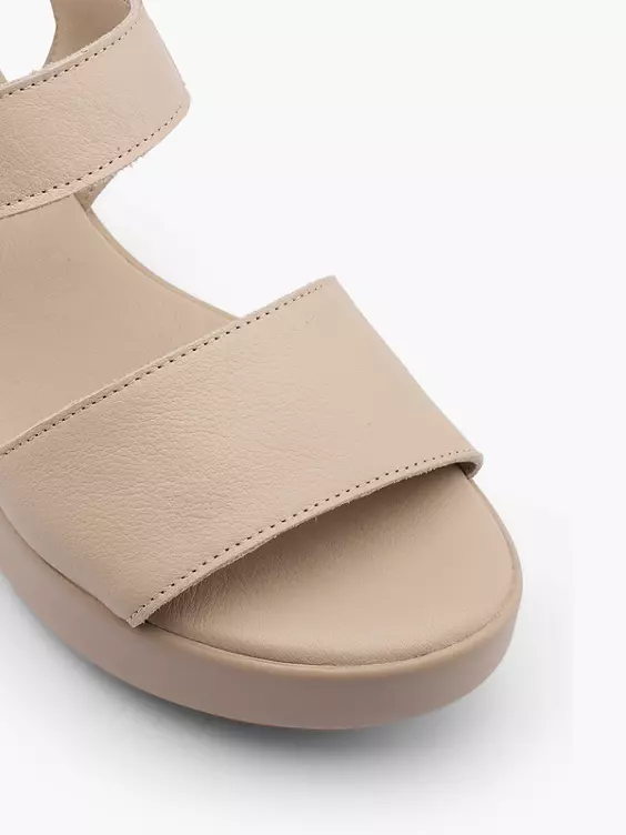 5th Avenue Leder Keilsandalette