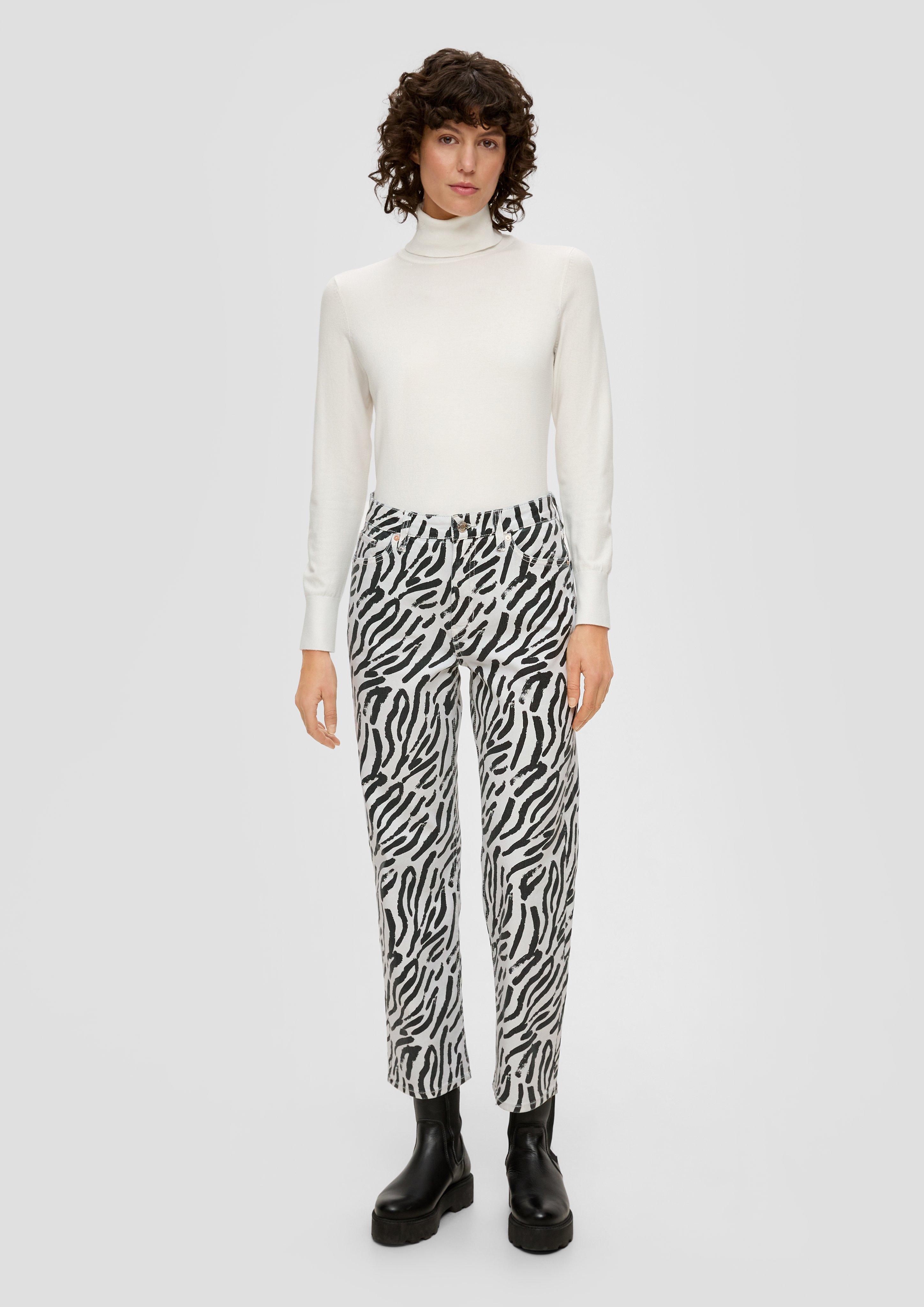 Crop-Jeans Karolin / Regular Fit / High Rise / Straight Leg  2138900-82Z4