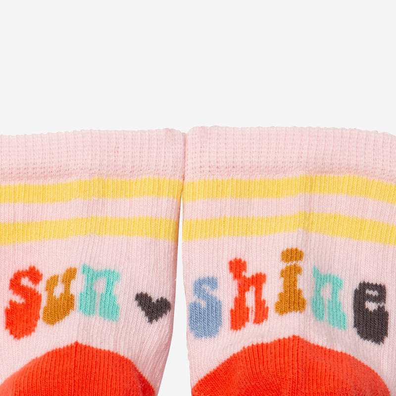 Chaussettes bébé fille roses poudré Catimini