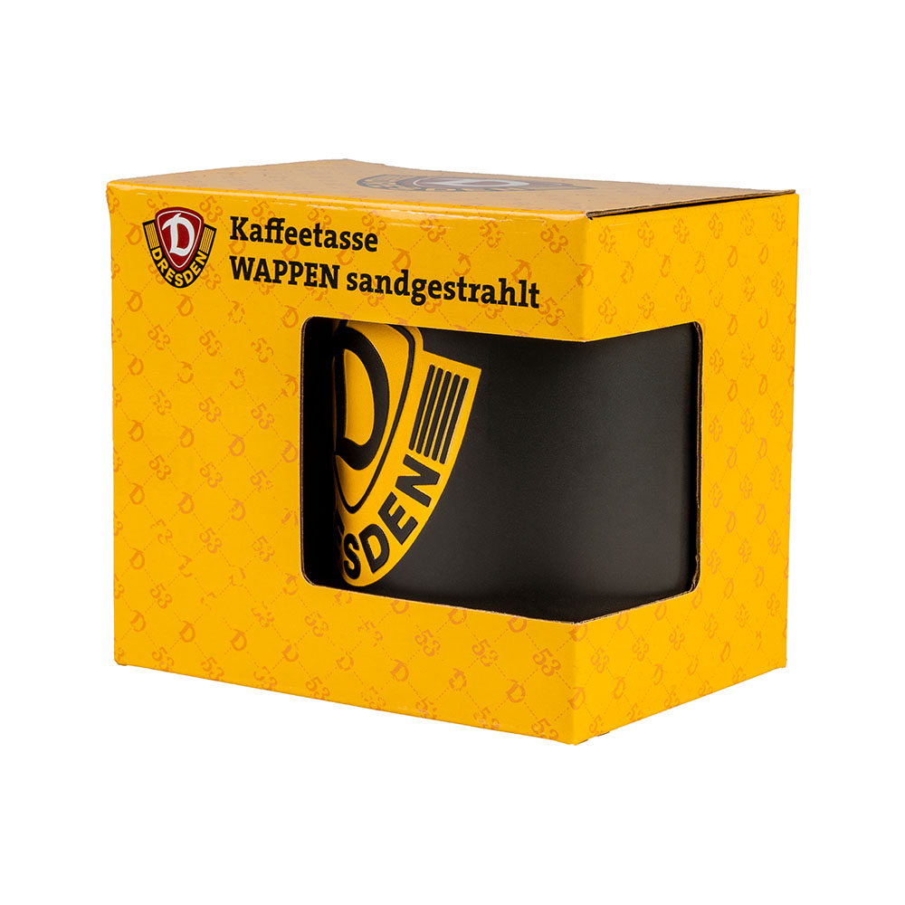 Kaffeetasse WAPPEN Sandstrahl