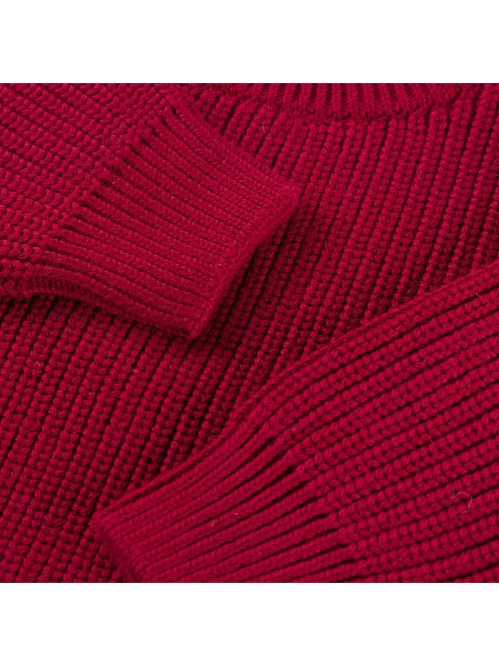 Hofbrucker Strickpullover in cranberry günstig kaufen