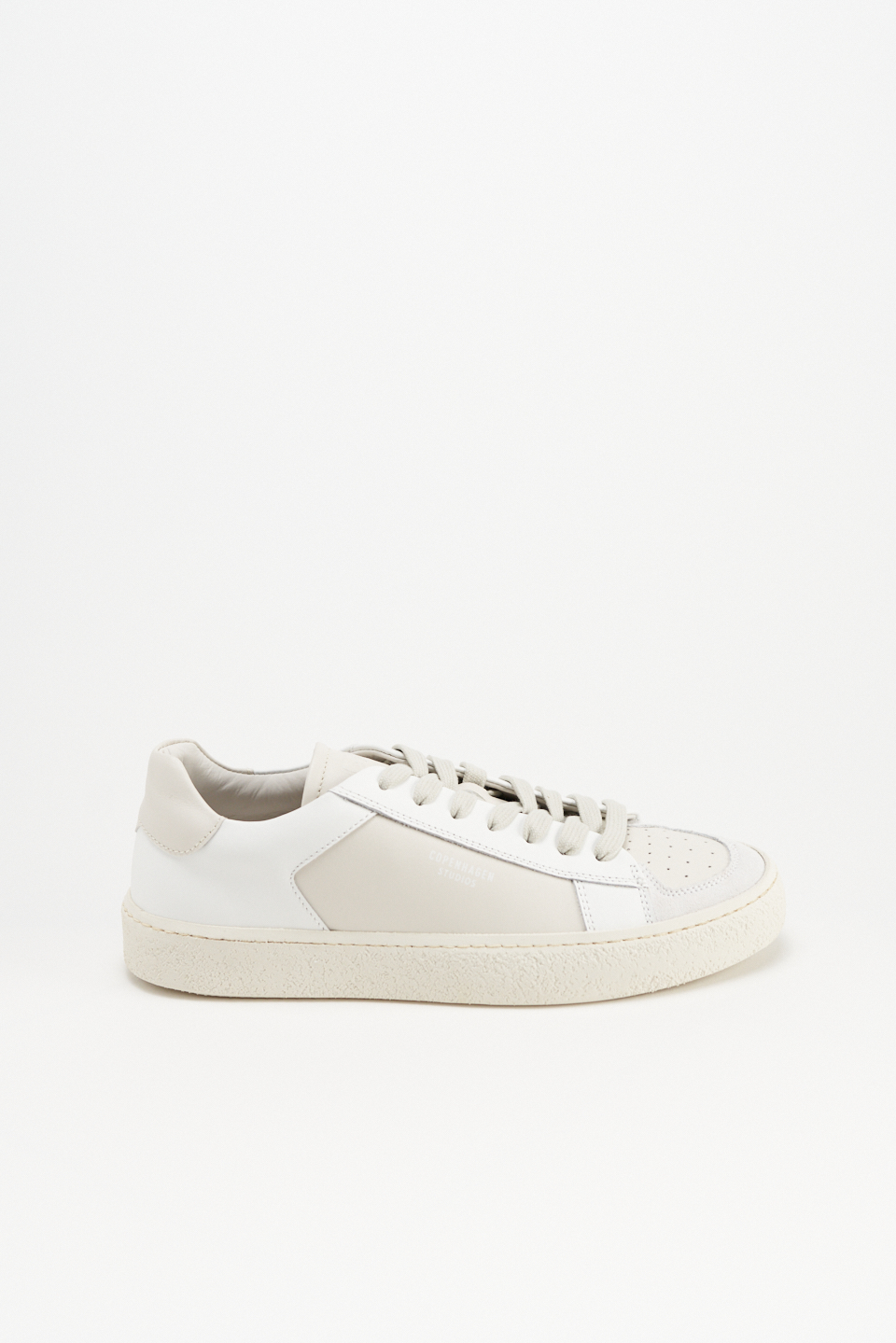 CPH157 leather mix cream beige/white