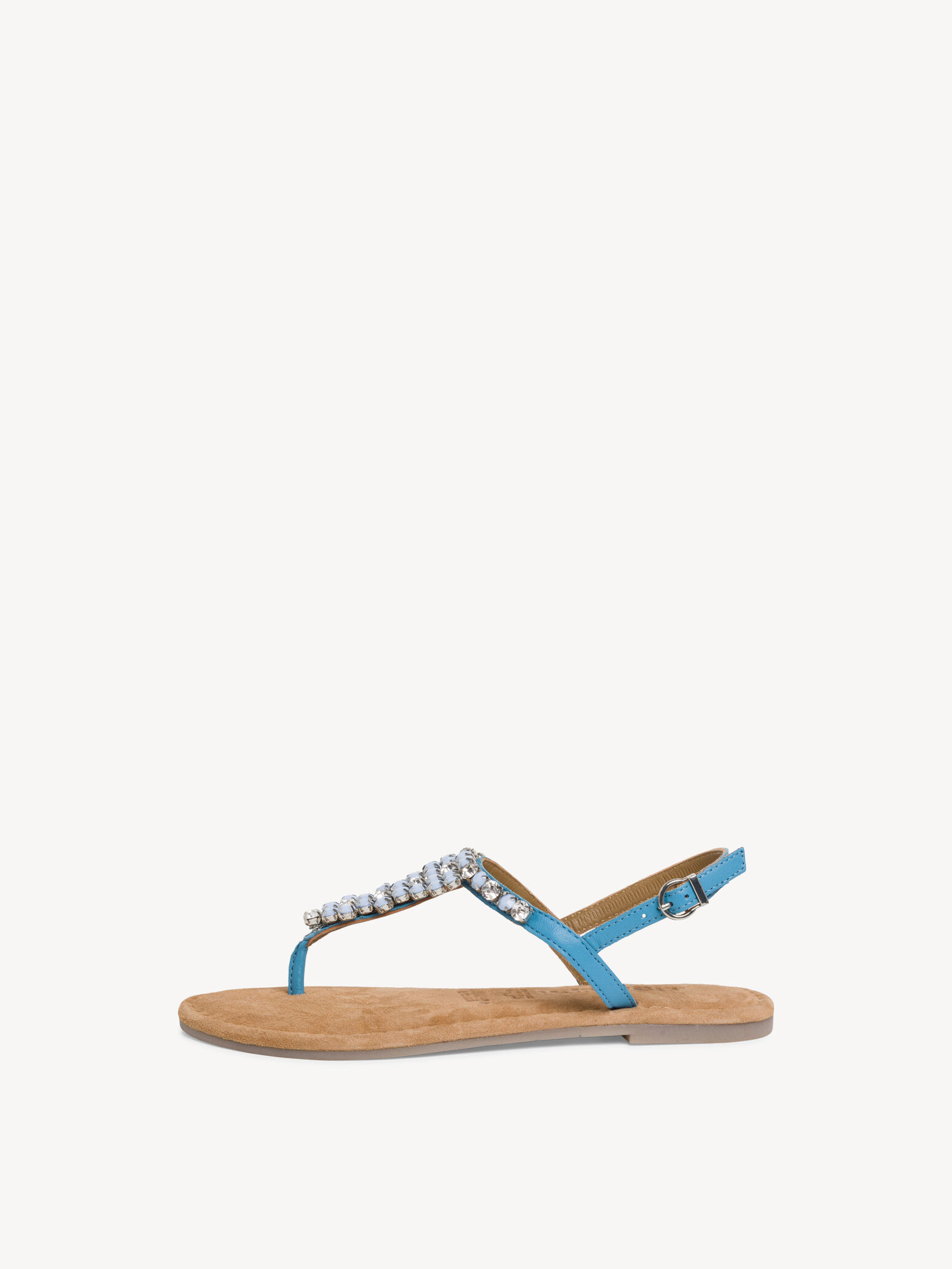 Sandale en cuir - bleu