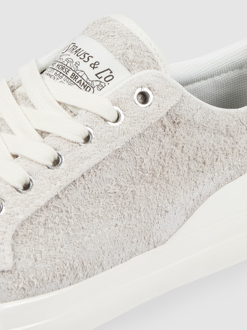 Sneaker aus Veloursleder Modell 'LS1 Low' in beige