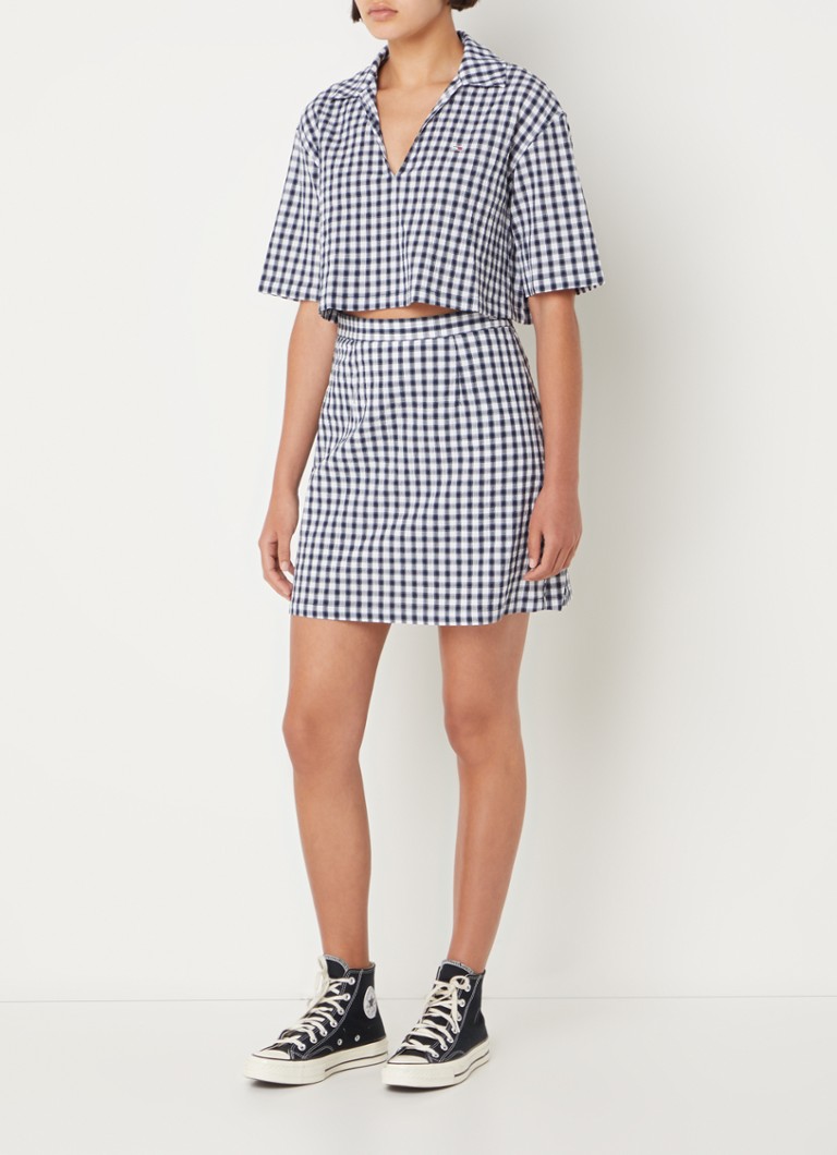Tommy Hilfiger  Cropped tuniek met ruitdessin