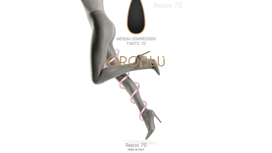 OROBLU Damen Kniestrümpfe Repos Relax 70 DEN suntouch