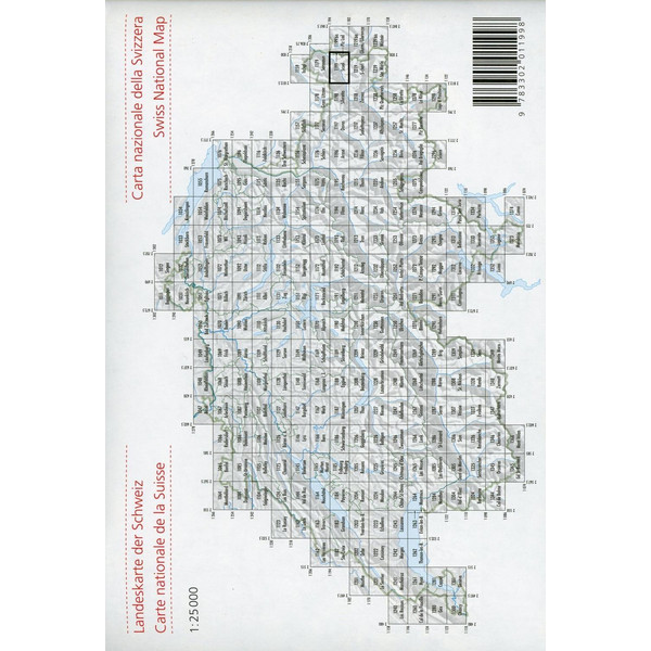 Swisstopo 1 : 25 000 Scuol - Wanderkarte