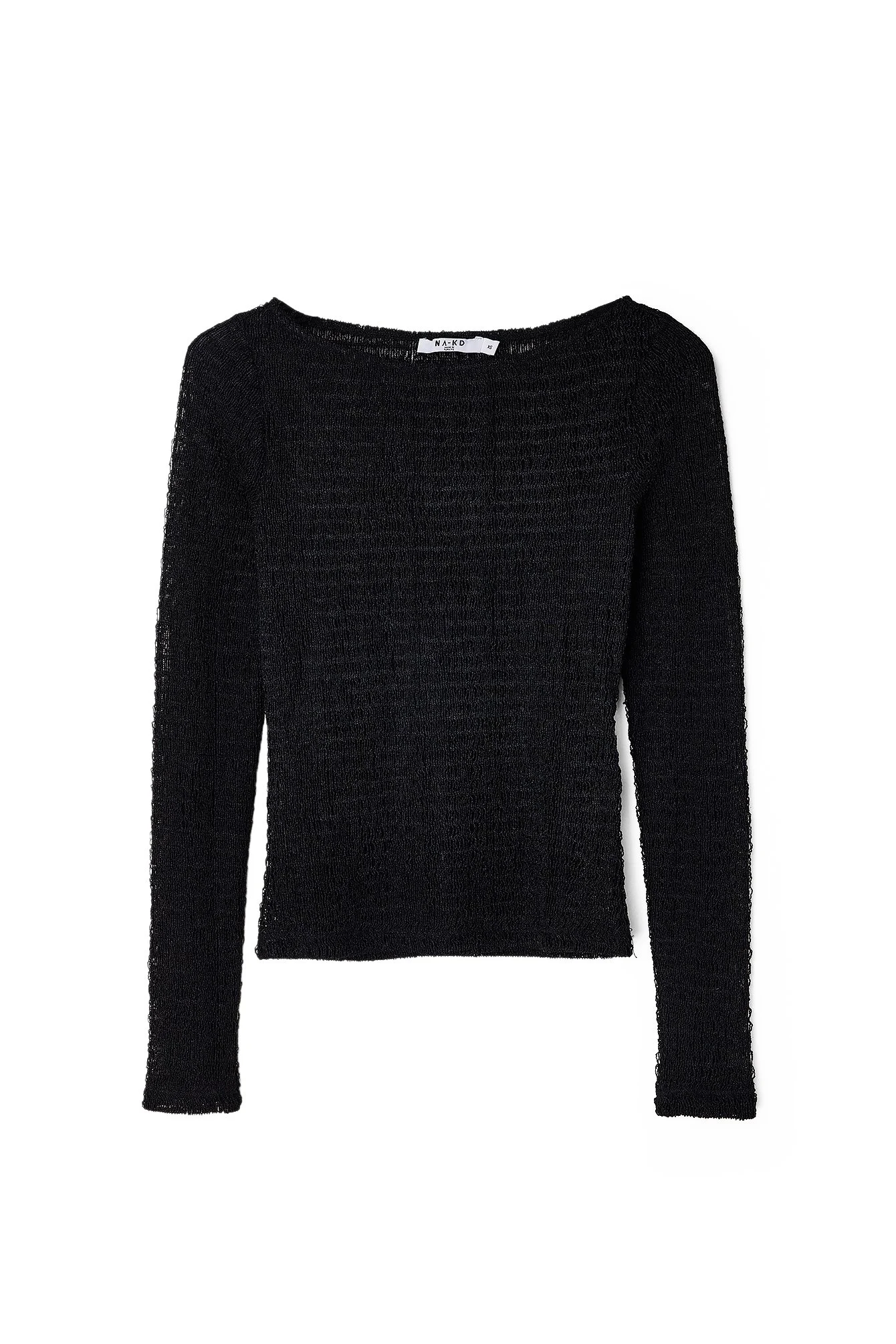 Oberteil mit Rundhalsausschnitt im Distressed-Look
