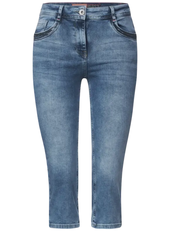 CECIL Slim Fit Caprijeans