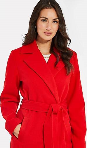 Threadbare Wollmantel