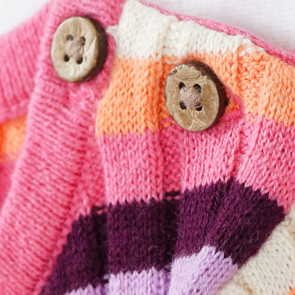 Baby Langarmshirt in Rippstruktur