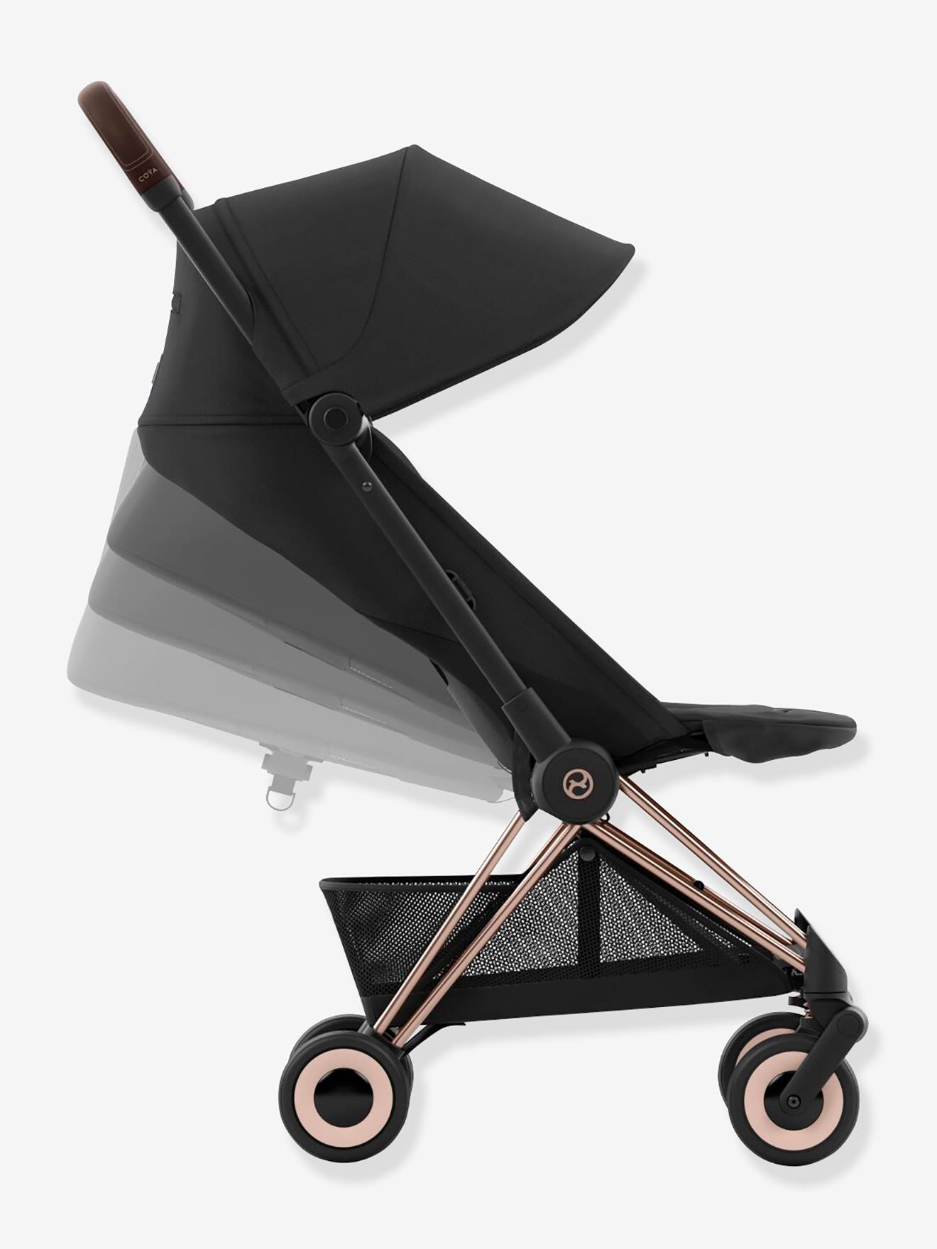 Poussette CYBEX Platinum Coya chrome brown/mirage grey