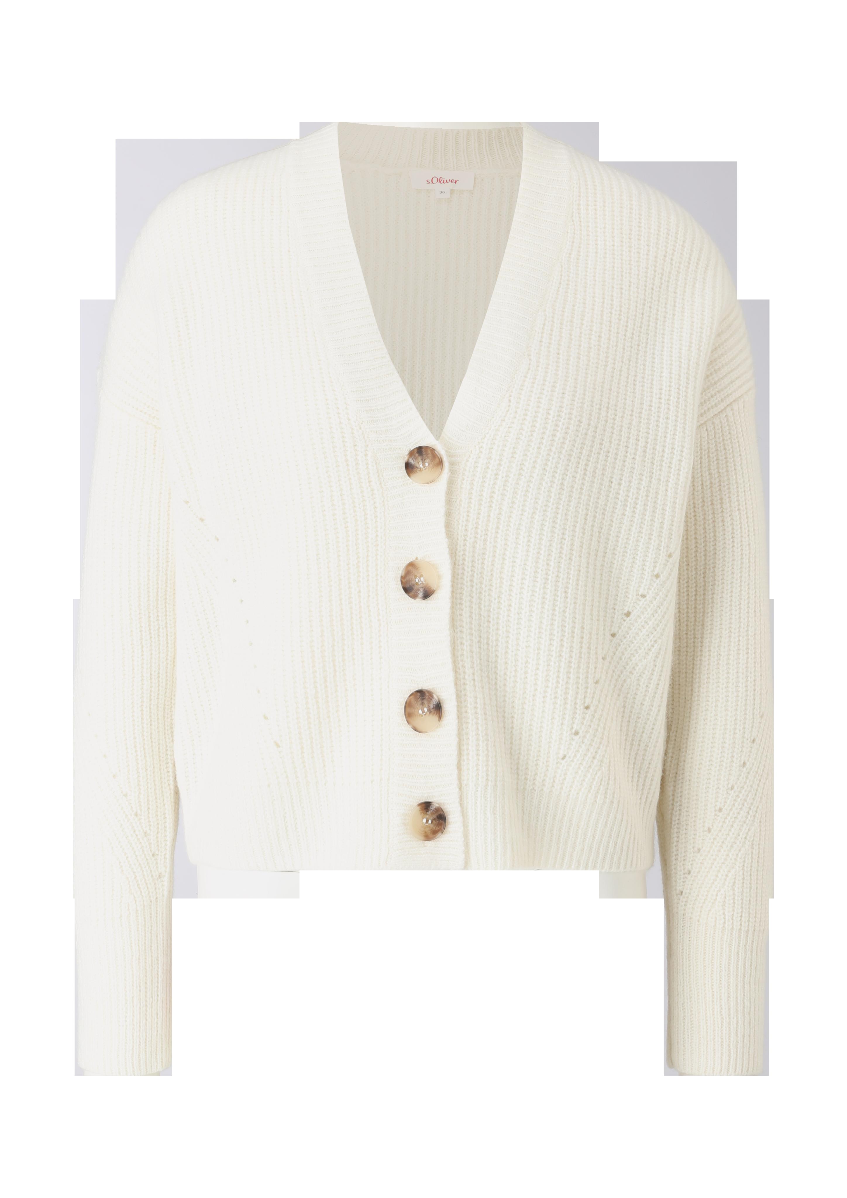 Strickjacke aus Wollmix  2120594-0210