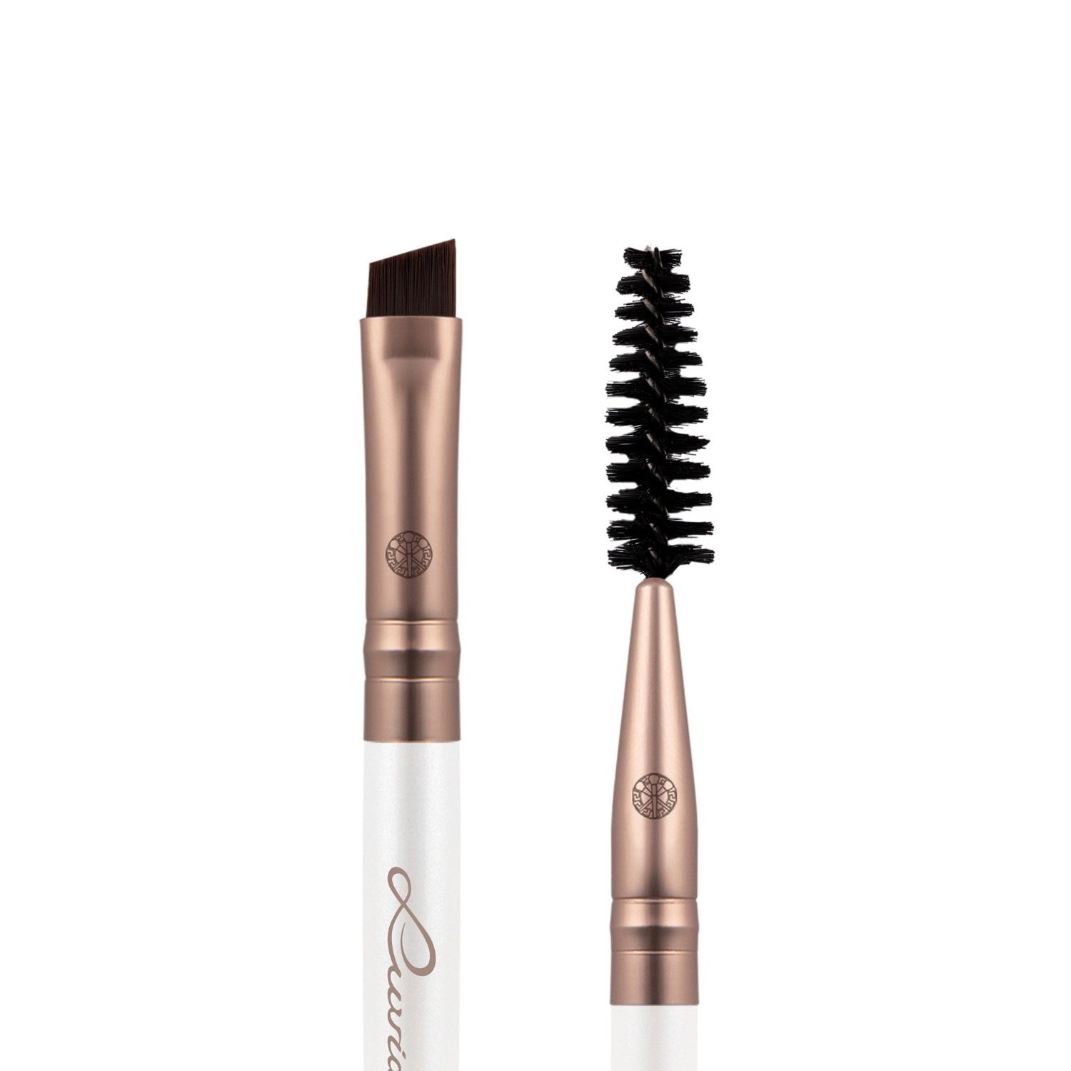 Luvia 430 Augenbrauenpinsel & Bürstchen-Duo – Premium Vegan Elegance