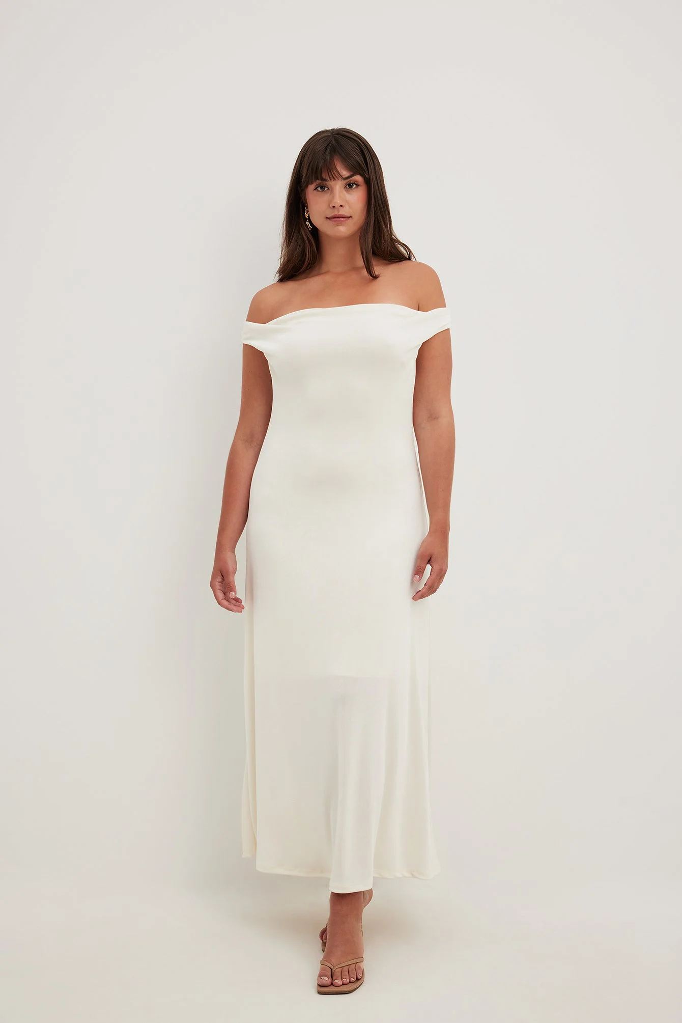Maxikleid ohne Schultern