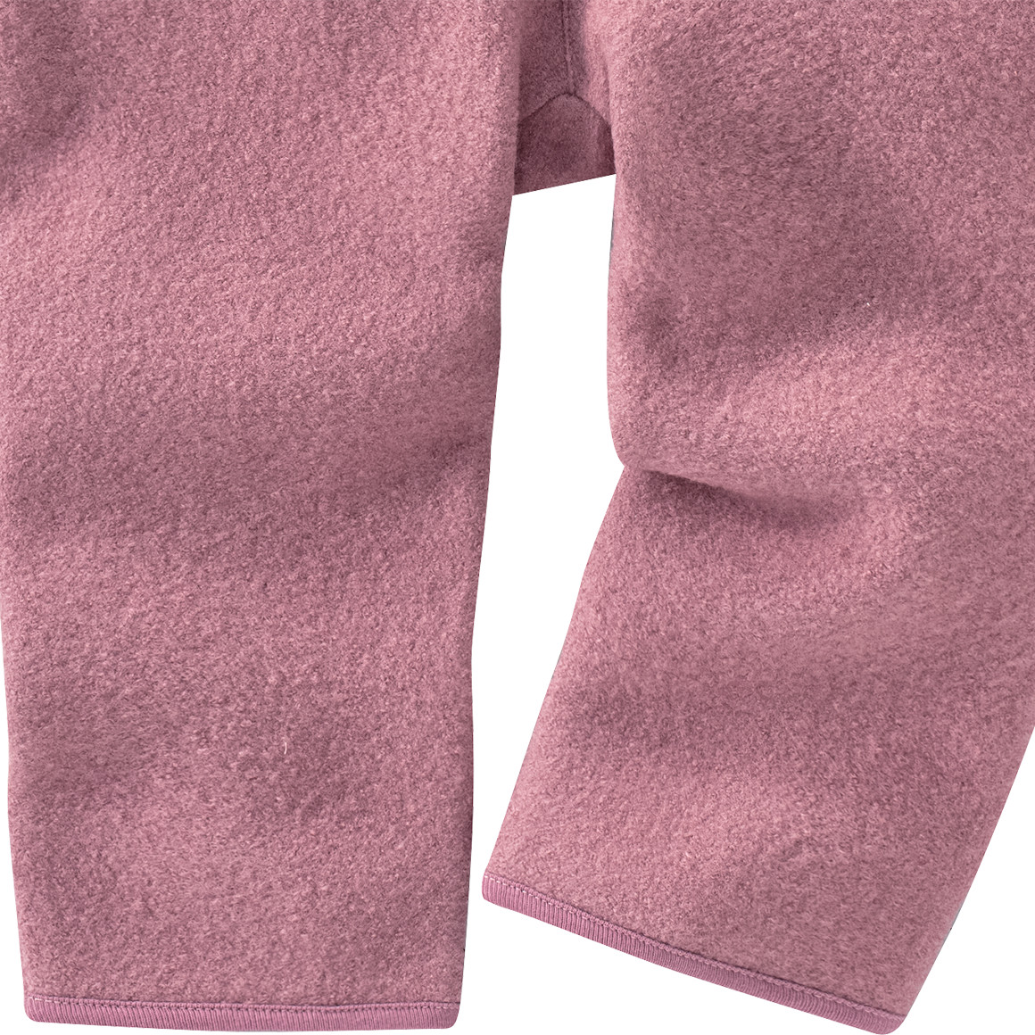 Baby Wollwalk-Latzhose mit Umschlagbündchen
