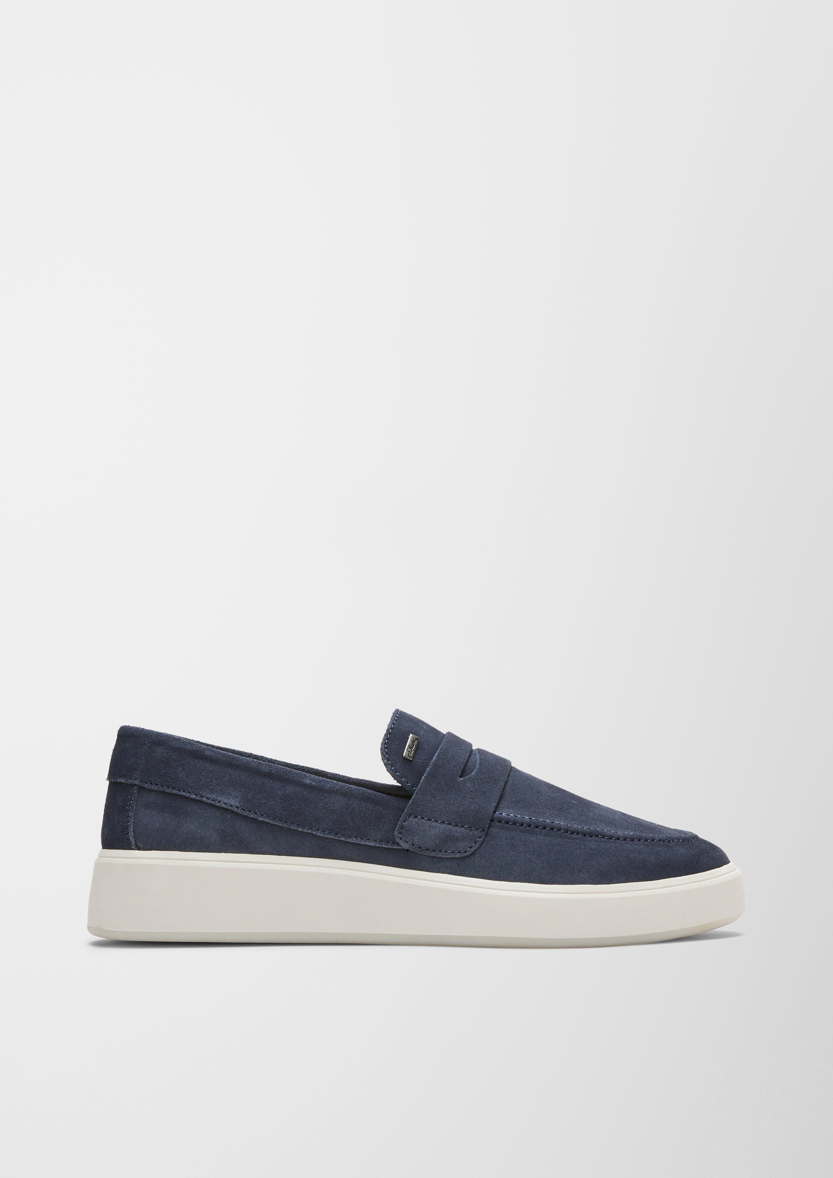 Velours-Slipper mit Zier-Element  6007702-805