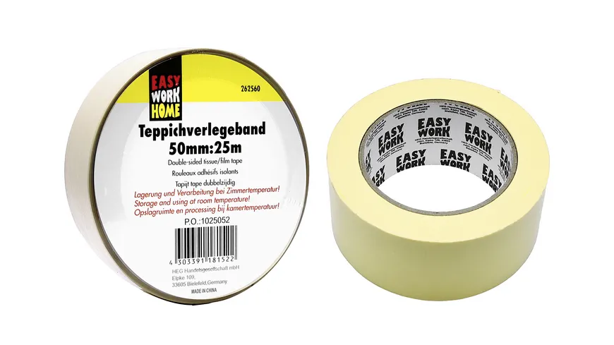EASY WORK Doppelseitiges Klebeband 25m 25 m