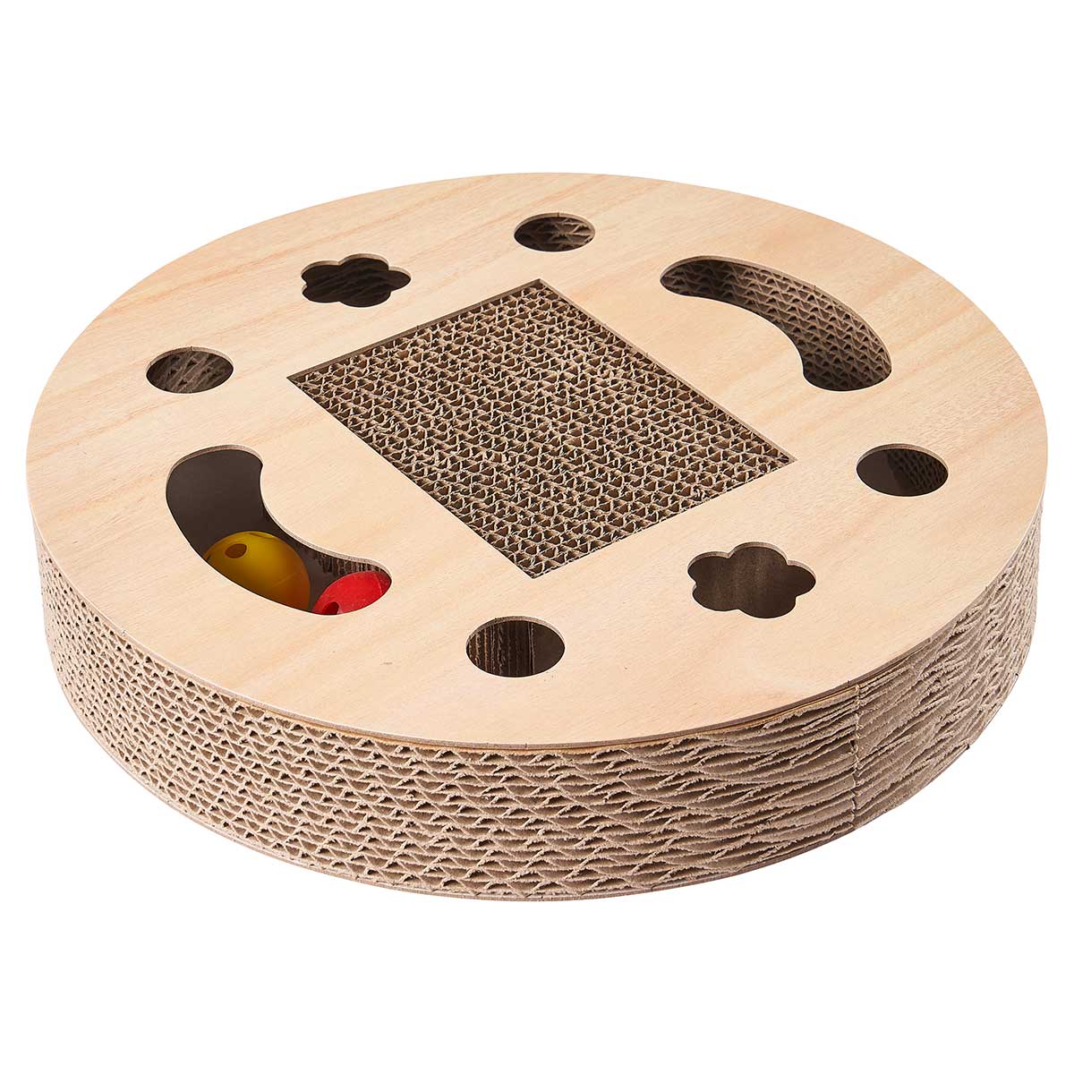 ZooRoyal Kratzpappe mit Bällen & Katzenminze kaufen