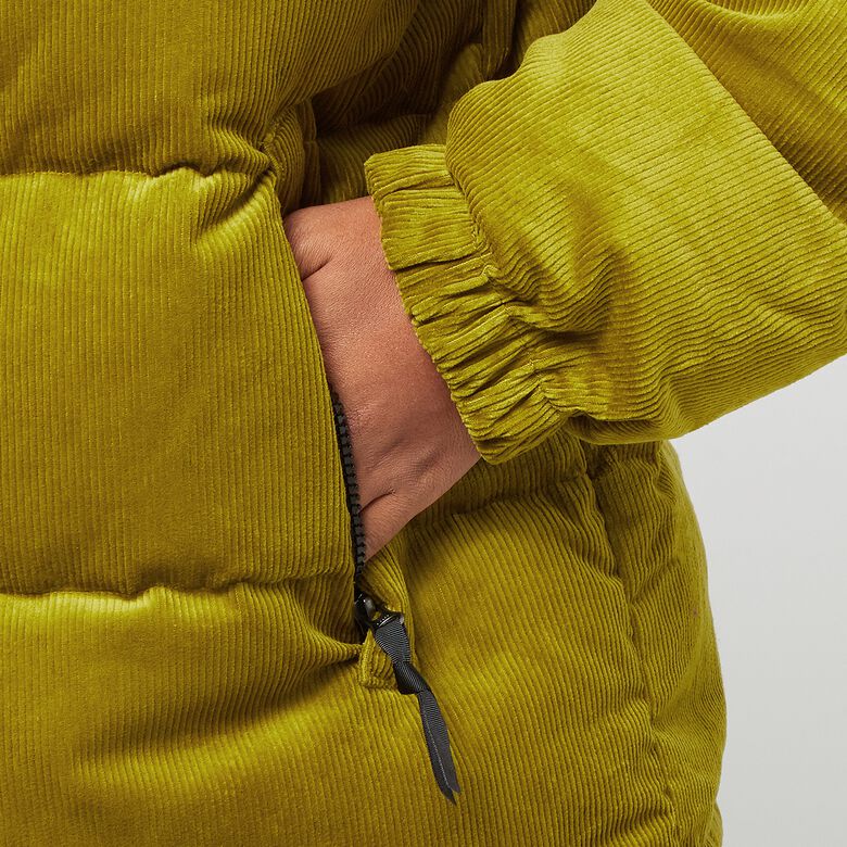 The North Face Reversible Nuptse Jacket sulphur moss/coal brown