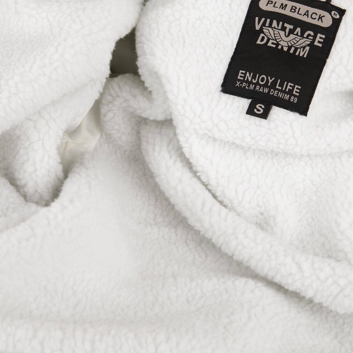 Hooded Sweatjacke mit Teddyfutter