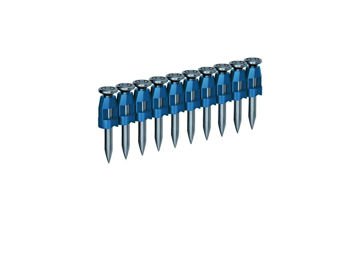 Boschev modri pribor 1600A02F4M Betonski žeblji 25 mm za GNB 18V-38 1000 kosov