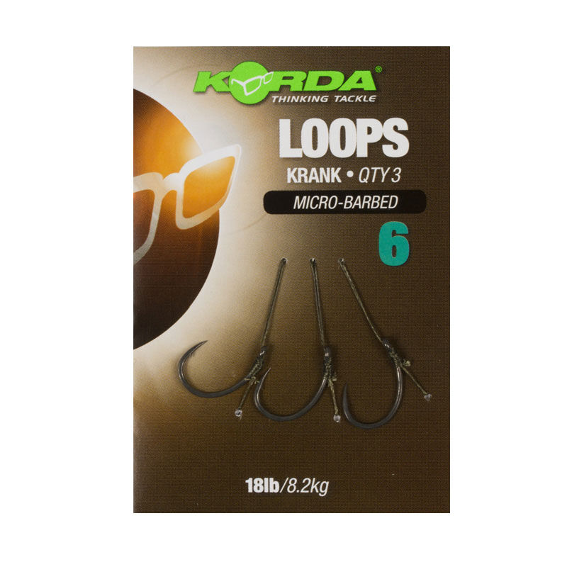 Bas de ligne carpe korda -silmukkalaitteet 18lb