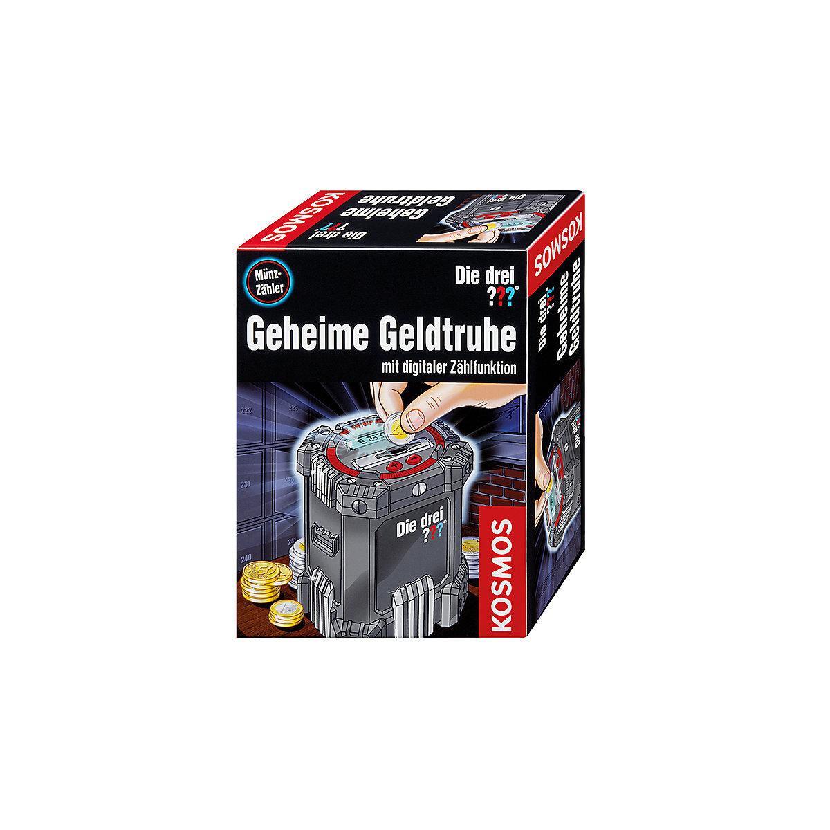Die drei  Geheime Geldtruhe