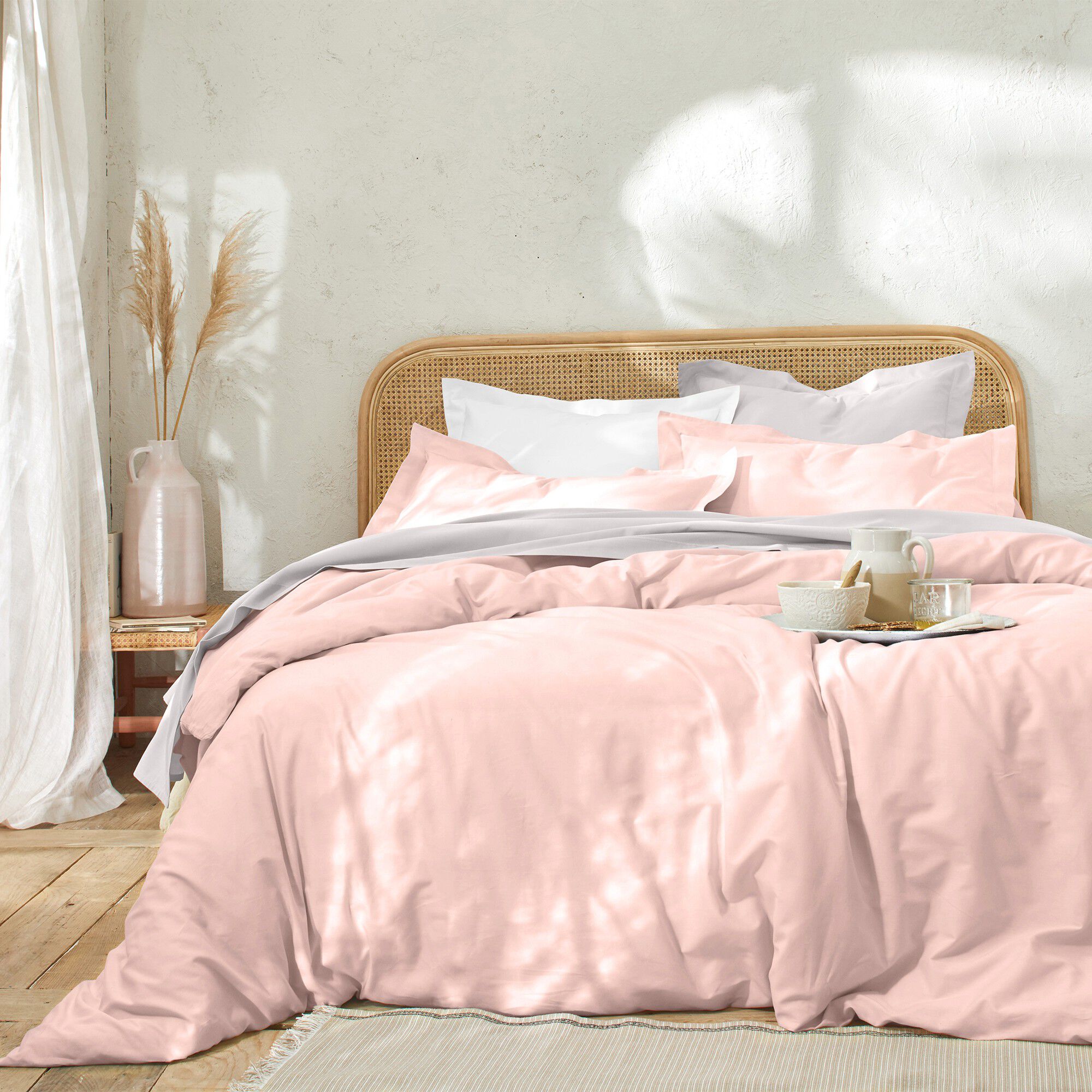 Linge de lit uni coton