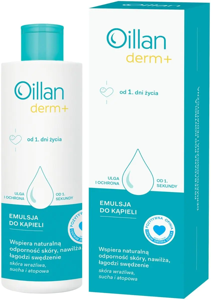 Λιπαντικό γαλάκτωμα μπάνιου Oillan Derm+