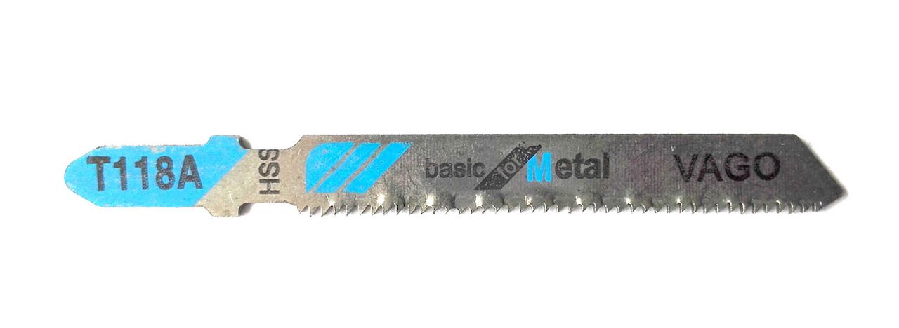 Vago-Tools Stichsägeblatt Metall T118B T-Schaft 100x