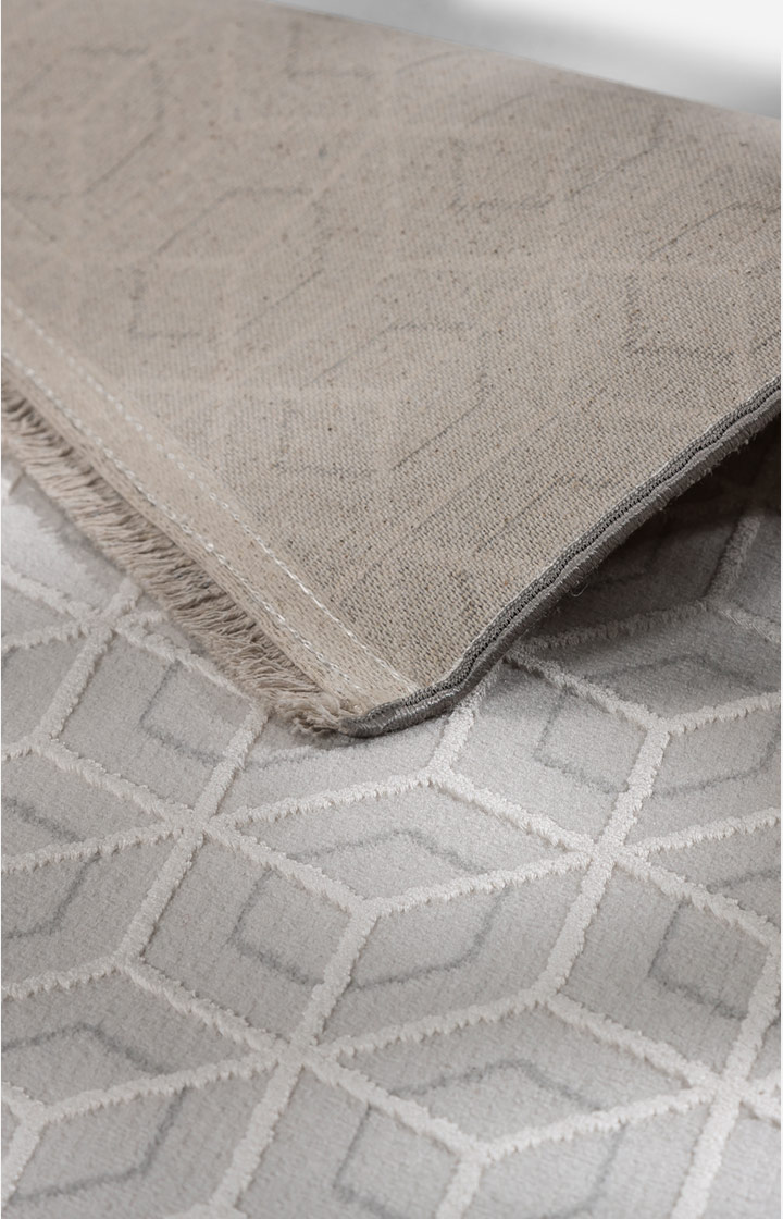 Teppich JOOP! METRIC in Silber