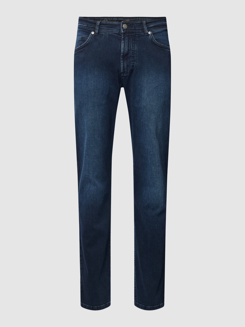 Jeans im 5-Pocket-Design in dunkelblau