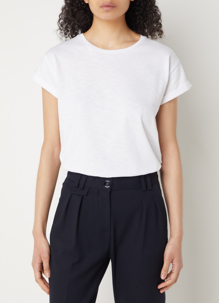 Sessùn  Albano T-shirt in lyocellblend met stretch