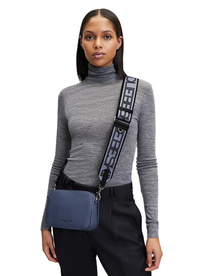 LIEBESKIND BERLIN Umhängeriemen in Blau/ Schwarz - (L)110 cm günstig kaufen onesize