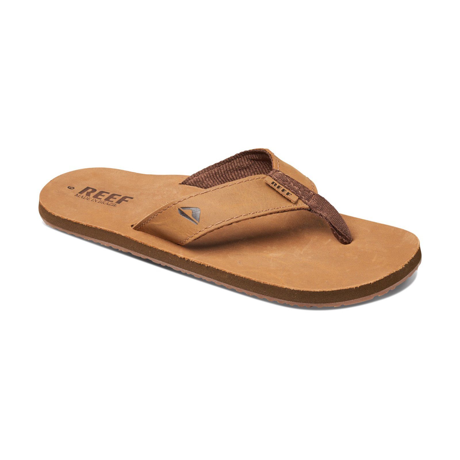 Reef Zehentrenner Sandale Leather Smoothy Zehentrenner Leder Fußbett