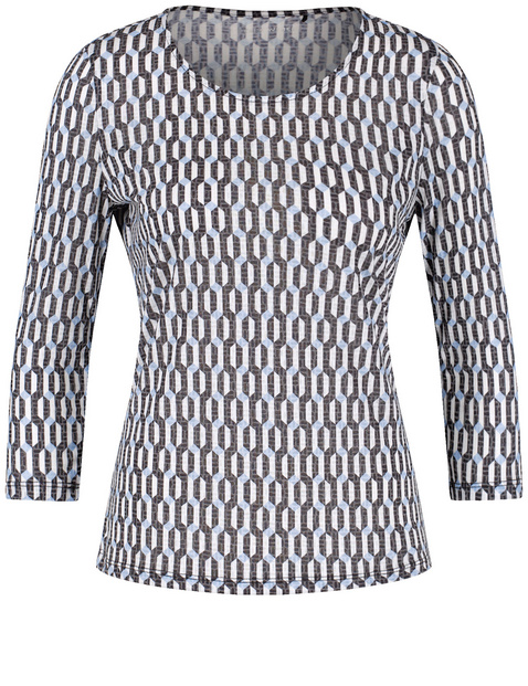 3/4 Arm Shirt in Ausbrenner-Qualität